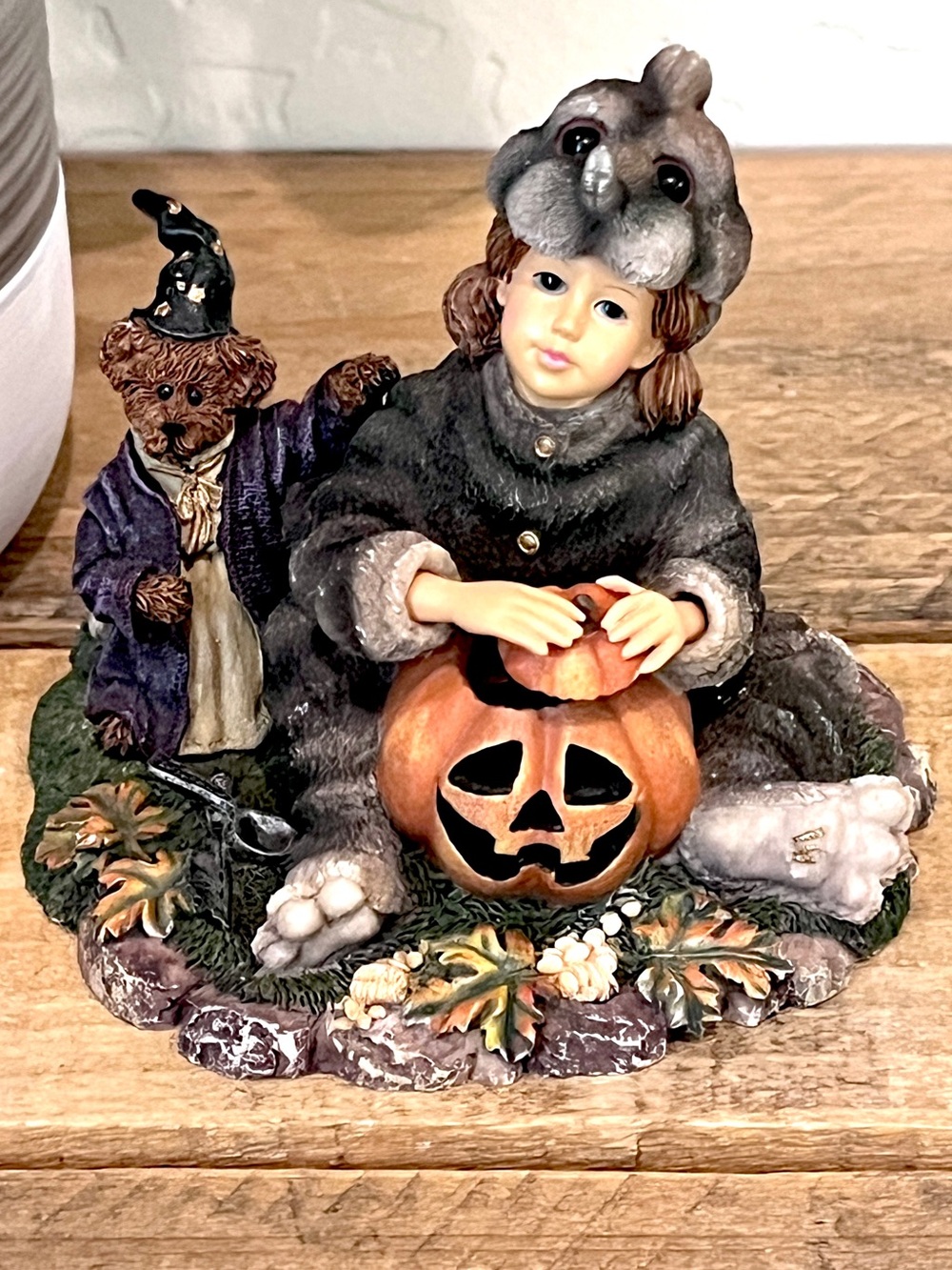Boyds Bears 1E Morgan as Puffasaurus Merlin Light Up Halloween Figurine
